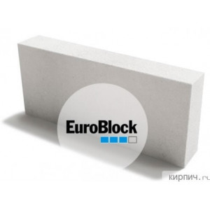 Блок газосиликатный Д500 600х300х100 Euroblock