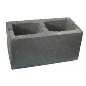 Блоки пескобетонные стеновые 2-х пустотные 390x190x190
