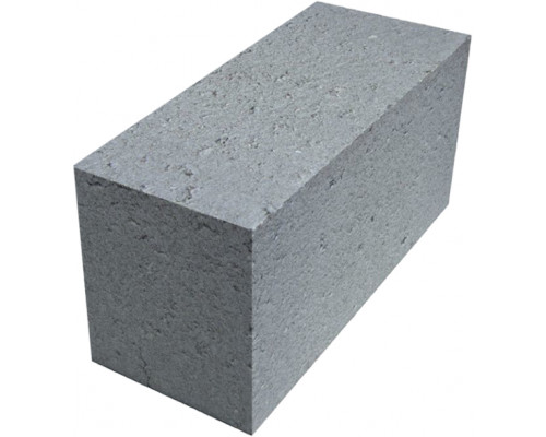 Блок пескобетонный стеновой полнотелый 390x190x190