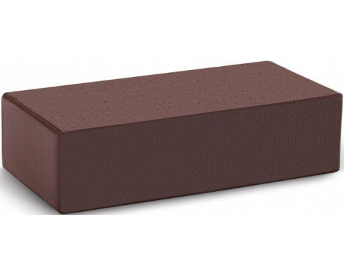 Кирпич облицовочный темный шоколад одинарный гладкий полнотелый М-300 КС-Керамик