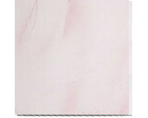 Панель ПВХ мрамор розовый (2700х250х10 мм) 0,675 кв. м (10 шт.)