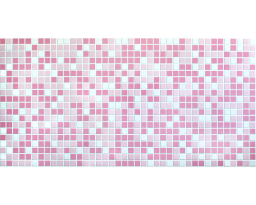 Панель ПВХ 956*480*0,3мм. 'ДЕКОПАН' Мозаика микс розовый