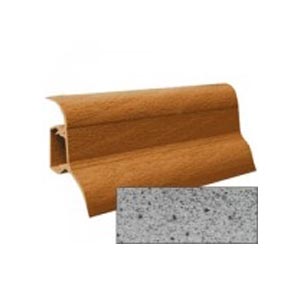 Плинтус с мягким краем 2,5 м/шт. 105 гранит (45 шт./уп.)EKOLINE