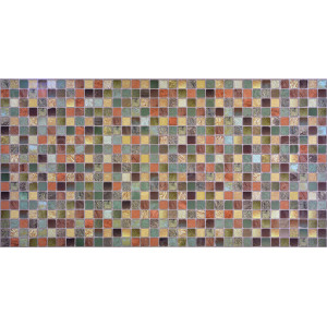 Панели ПВХ стеновые 'ДЕКОПАН' Мозаика. Античность коричневая 0,4мм