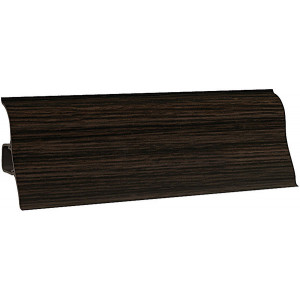 Плинтус с мягким краем 2,5 м/шт. 136 венге (45 шт./уп.)EKOLINE