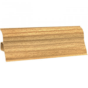 Плинтус с мягким краем 2,5 м/шт. 158 черешня (45 шт./уп.) EKOLINE