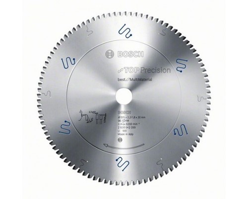 Диск пильный BOSCH, по алюминию 254х30х80T, Top Precision Best for Multi Material/2608642098