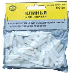 Клинья д/плитки 888 30х6х6 (100шт) / 3980706