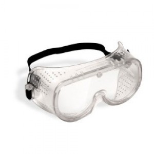 Очки защитные, прозрачные, с прямой вентиляцией. Гибкий пластик С11910