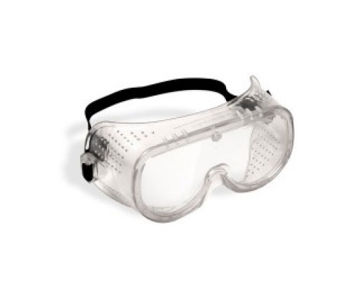 Очки защитные, прозрачные, с прямой вентиляцией. Гибкий пластик С11910
