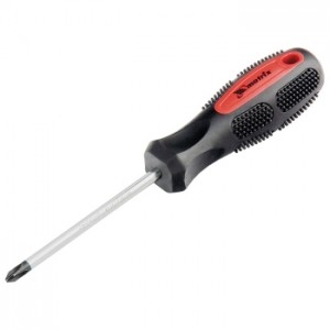 Отвертка MATRIX SL6,0 / Ph2 мм, двухстороння, комбинир., CrV, двухкомп, рукоятка /12290 (12/180)