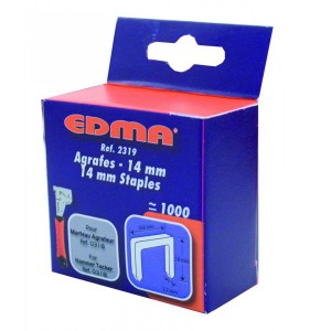 Скобы для ударного степлера EDMA Puncher 14мм (1000шт) 231955