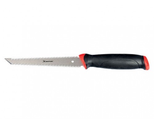 Ножовка по гипсокартону MATRIX 180 мм, две рабочие кромки полотна, двухкомпонентная ручка / 23392