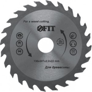 Диск пильный FIT по дереву 230х30х40Т/37756