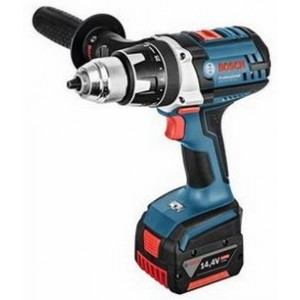 Дрель-шуруповерт аккумуляторная BOSCH GSR 14,4 VE-2-LI, Li-lon 14,4 В, 2 х 4Ач, БЗП / 06019D9000
