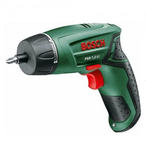 Шуруповерт аккумуляторный BOSCH PSR 7,2 LI, 7,2 В, 1 х 1,3Ач, 1/4 / 0603957720