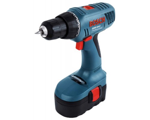 Дрель-шуруповерт аккумуляторная BOSCH GSR 18-2, NiCd 18 В, 2 х 1.5Ач, БЗП / 0601918300