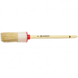 Кисть круглая MATRIX N16 (55мм), натуральная щетина, деревянная ручка /82086