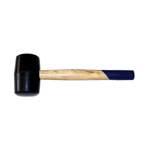 Киянка 888 340гр, черная резина, деревянная ручка /6821550 (6/48)