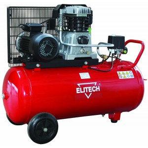 Компрессор ременный ELITECH КР100/AB515/3Т, 380 В, 3 кВт, 10 бар, 510 л/мин, 100 л / КР100/AB515/3Т
