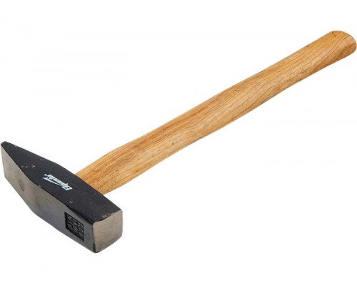 Молоток слесарный SPARTA 500 г, квадратный боек, деревянная ручка /102105 (6/36)