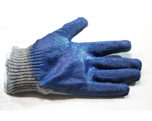 Перчатки зимние, х/б, утепленные, покрытие ладони - латекс, тройной облив, размер L-XL,Металлург/181143