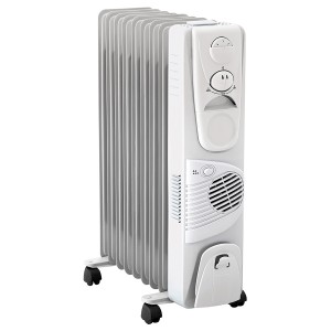 Радиатор маслянный WWQ RM02-2009F, 0,8/1,2/2,0кВт, 220В 50гц, вентилятор, 9 секций