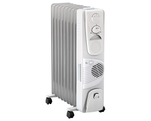 Радиатор маслянный WWQ RM02-2009F, 0,8/1,2/2,0кВт, 220В 50гц, вентилятор, 9 секций