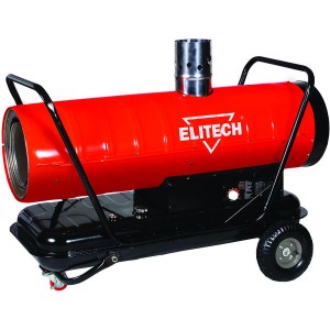 Пушка тепловая дизельная ELITECH ТП 70ДН 70кВт,эф.пл.обогрева-400м2,расход-5.7л\ч,бак-80л,75кг,непрямой нагрев,свеча / ТП 70ДН