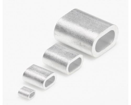 Зажим алюминевый д/стальных канатов DIN 3093 8 мм