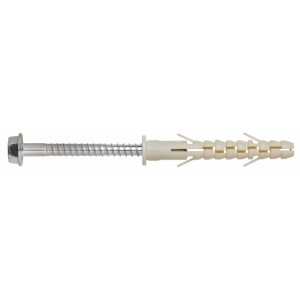S-UF 10х135 HEX SW13 T40 ZN ФАС. ДЮБЕЛЬ С ШУРУПОМSOR 76114
