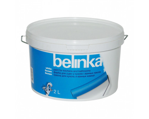 Краска для кухни и ванной 2 л. 'BELINKA' белая (6 шт./уп.) /45904
