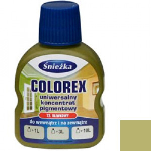Краситель универсальный 'COLOREX' оливковый (72)0,1л (20шт/уп) 'Sniezka'
