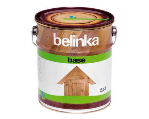 Антисептик для защиты древесины - грунтовочная основа BELINKA BASE 2,5л. (4 шт./уп.) /Словения/54201