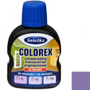 Краситель универсальный 'COLOREX' фиолетовый (53)0,1л (20шт/уп) 'Sniezka'