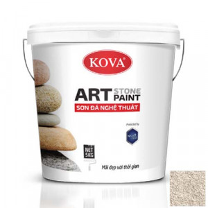Краска декоративная 'KOVA' ART STONE с имитацией каменной поверхности, 1522, кремовый, 20 кг