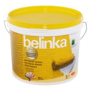 Краска фасадная 'BELINKA В1' матовая, силиконовая, белая, 10л /45927