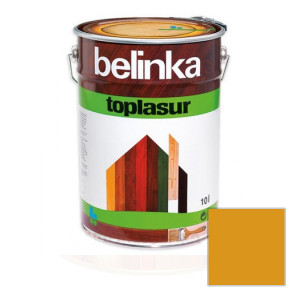Лазурное покрытие для защиты древесины 'BELINKA TOPLASUR' Дуб (№15).10л. /51515