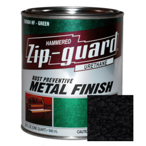 Краска для металла антикоррозийная 'ZIP-GUARD' чёрная, молотковая 0,946 л. (6шт/уп.) /290054