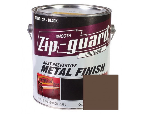 Краска для металла антикоррозийная 'ZIP-GUARD' коричневая, гладкая 0,946 л. (6шт/уп.) /290094