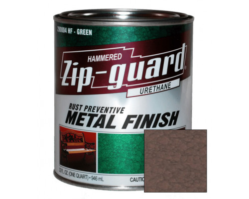 Краска для металла антикоррозийная 'ZIP-GUARD' коричневая, молотковая 0,946 л. (6шт/уп.) /290014