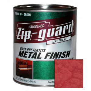 Краска для металла антикоррозийная 'ZIP-GUARD' красный кирпич, молотковая 0,946 л, (6шт/уп.) /290504