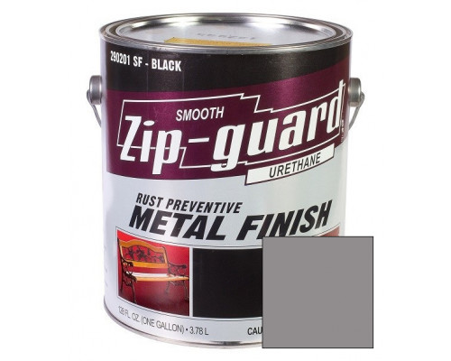 Краска для металла антикоррозийная 'ZIP-GUARD' серая, гладкая 3,785 л, (2шт/уп.) /292001