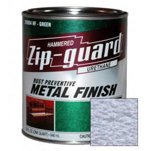 Краска для металла антикоррозийная 'ZIP-GUARD' серая-серебристая, молотковая 3,785л.(2шт/уп) /290021