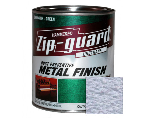 Краска для металла антикоррозийная 'ZIP-GUARD' серая-серебристая, молотковая 3,785л.(2шт/уп) /290021
