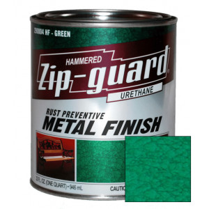 Краска для металла антикоррозийная 'ZIP-GUARD' зелёная, молотковая 0,946 л. (6шт/уп.) /290004