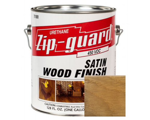Лак для наружных и внутренних работ 'ZIP-GUARD Wood Finish Satin' матовый, уретановый 0,946 л. (6шт/уп.) /71104