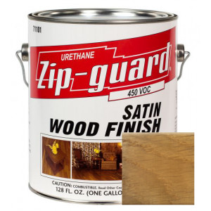 Лак для наружных и внутренних работ 'ZIP-GUARD Wood Finish Satin' матовый, уретановый 3,785 л. (2шт/уп.) /71101