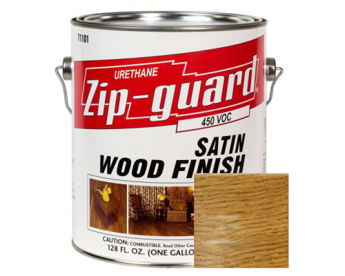 Лак для наружных и внутренних работ 'ZIP-GUARD Wood Finish Semi-Gloss' полуглянц, уретановый 0,946 л. (6шт/уп.) /71304