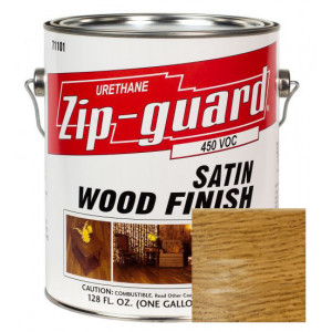 Лак для наружных и внутренних работ 'ZIP-GUARD Wood Finish Semi-Gloss' полуглянц, уретановый 3,785 л. (2шт/уп.) /71301
